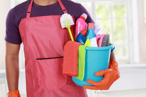 Regular home cleaning in BR3 for bathrooms and shared living spaces