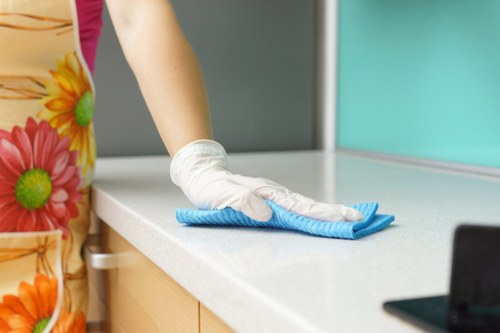 Local cleaning team preparing a property in BR3 for a thorough clean