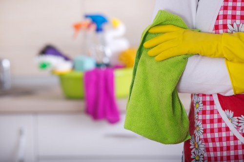 Local carpet cleaner treating stains on a carpet in BR3