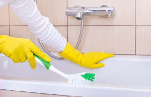 Local oven cleaner working in a Beckenham kitchen
