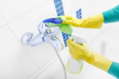 Commercial cleaners maintaining an office space in BR3